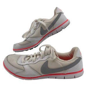 Nike White Breathable Comfort Sneakers | Lace Up Closure